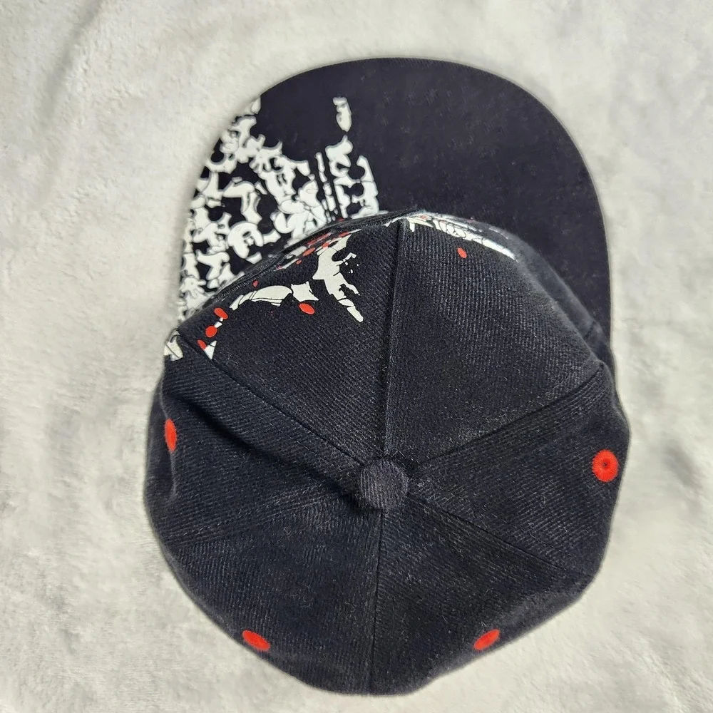 Disney Parks Mickey Mouse Hat Cap Fitted Youth One Size Black Graphic Boys